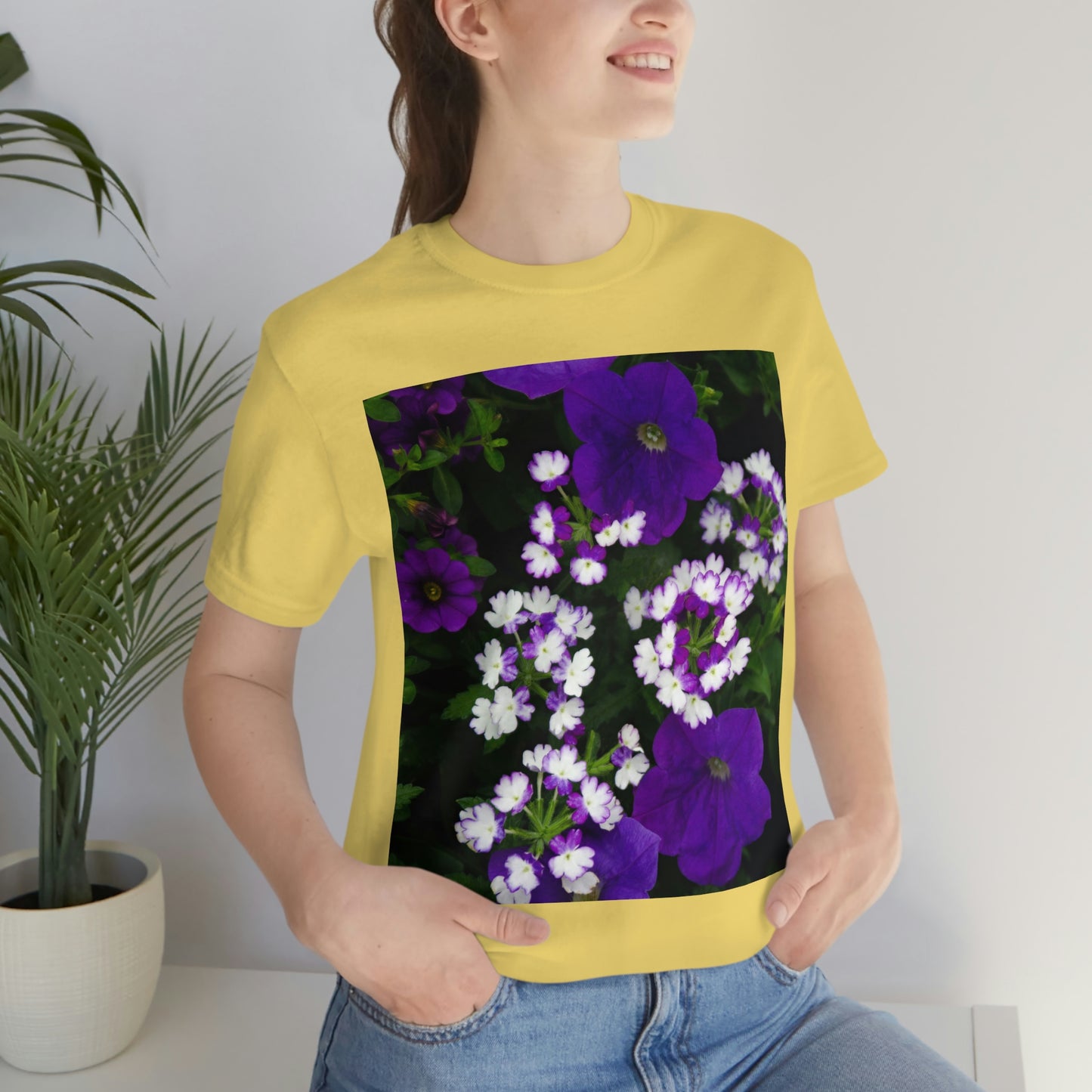 Flowers 04 Unisex Jersey Short Sleeve Tee