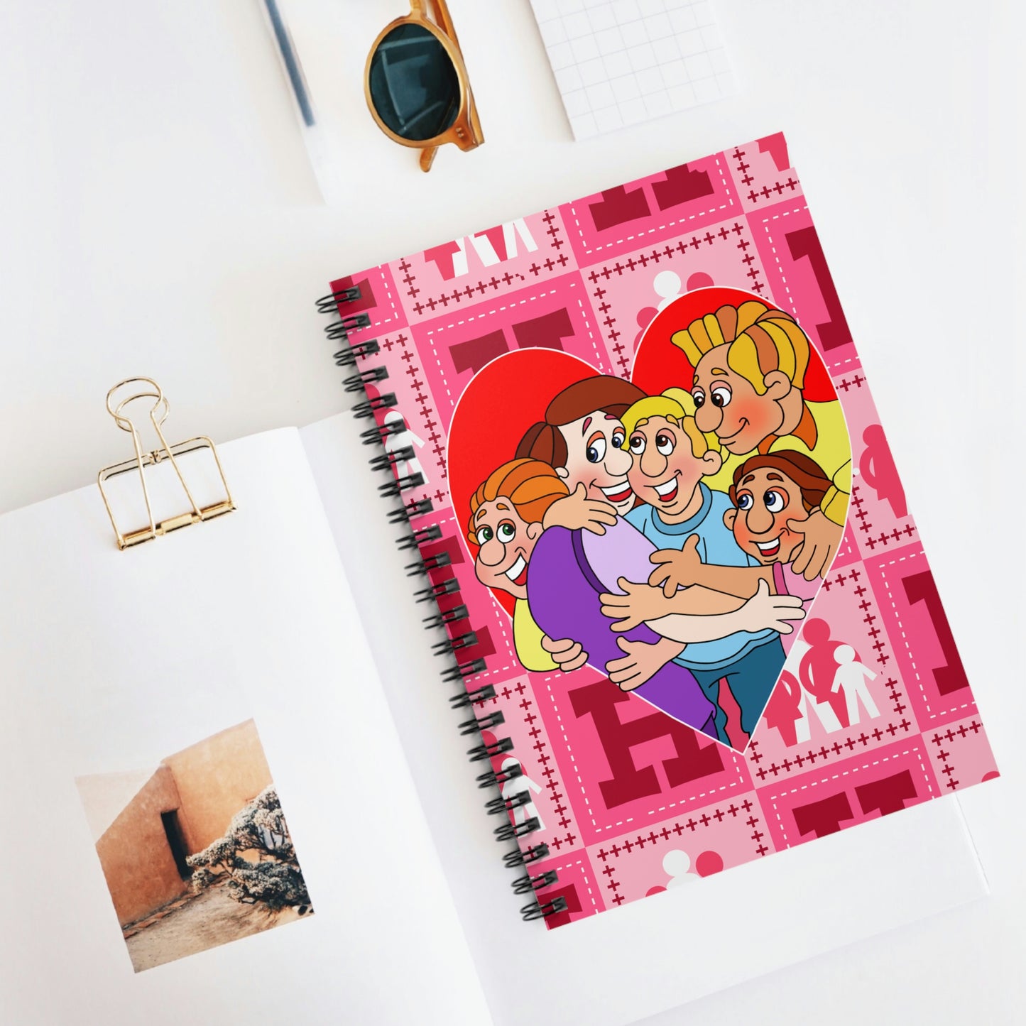 The Bible as Simple as ABC H Spiral Notebook - Ruled Line