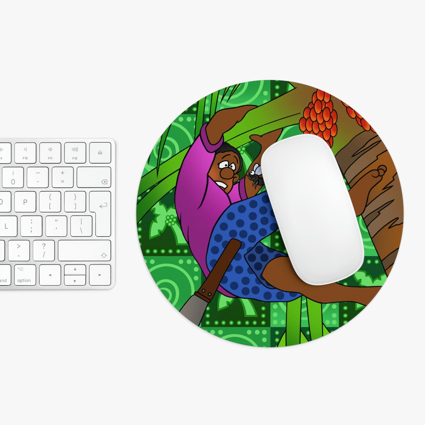 A Fowl Chain of Events! Mouse Pad
