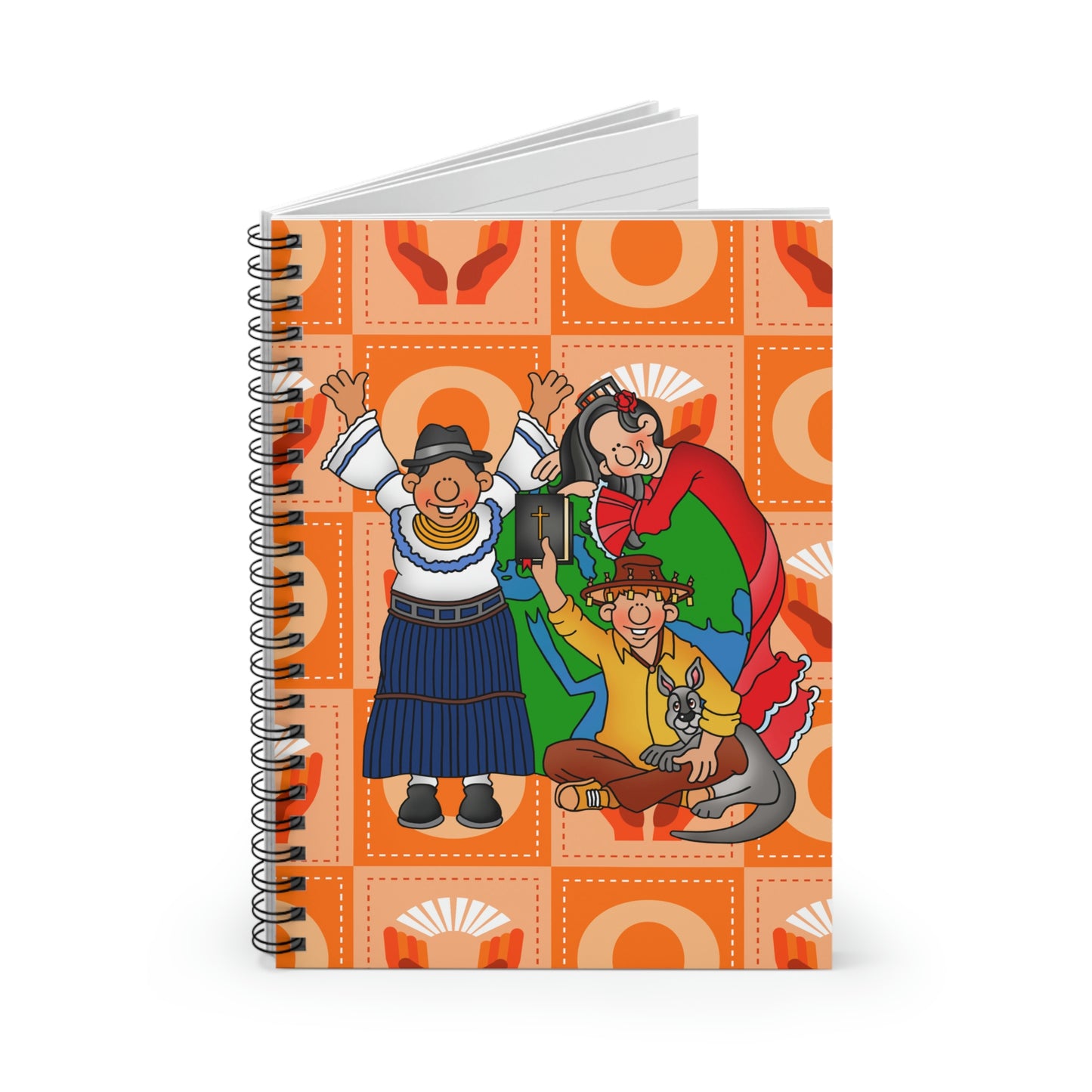 The Bible as Simple as ABC O Spiral Notebook - Ruled Line