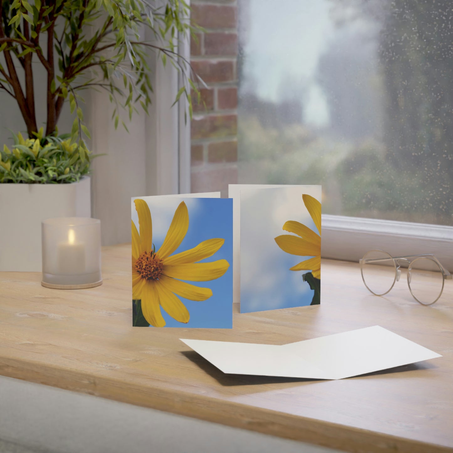 Flowers 32 Greeting Cards (1, 10, 30, and 50pcs)