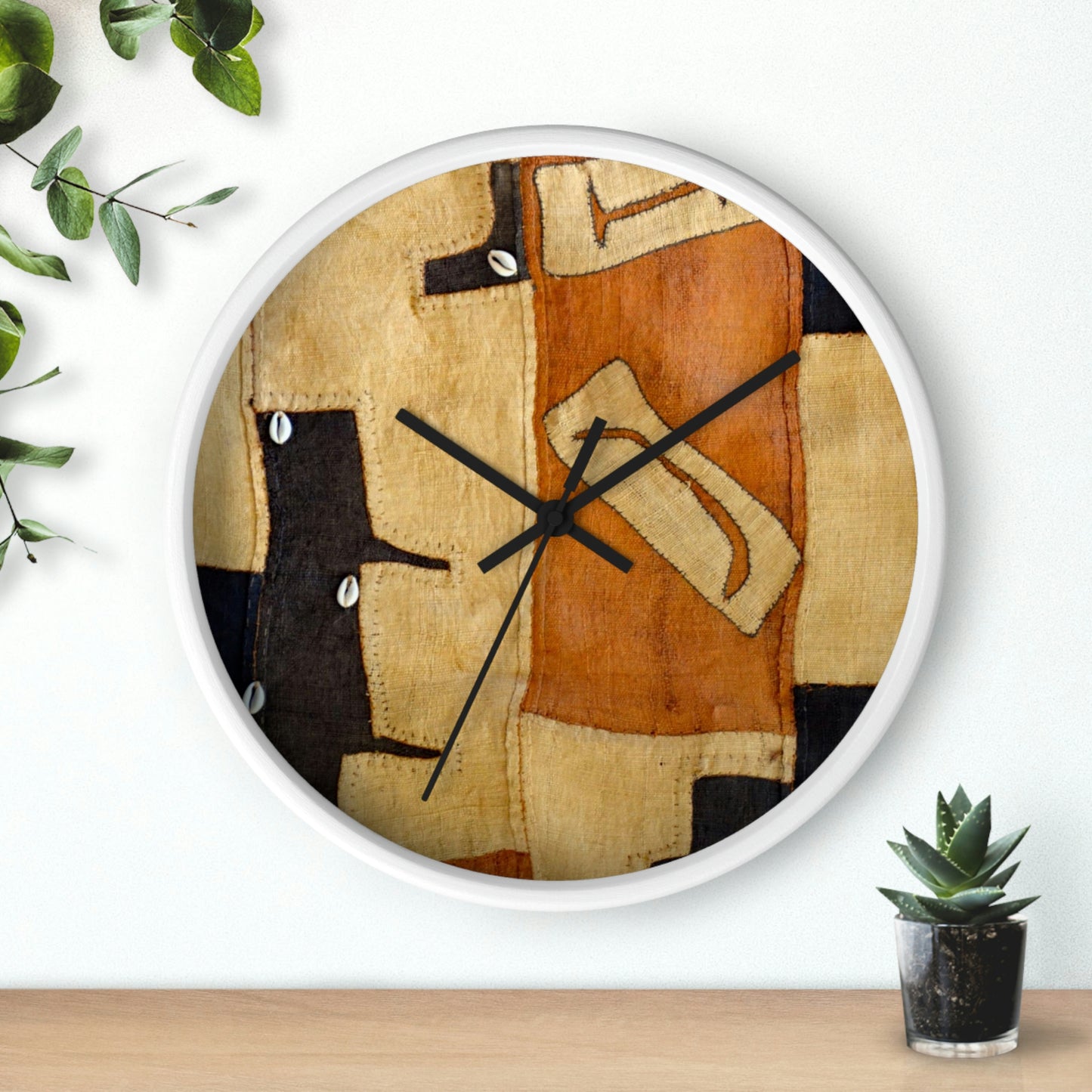 A Show of Hands Fabric! Wall Clock