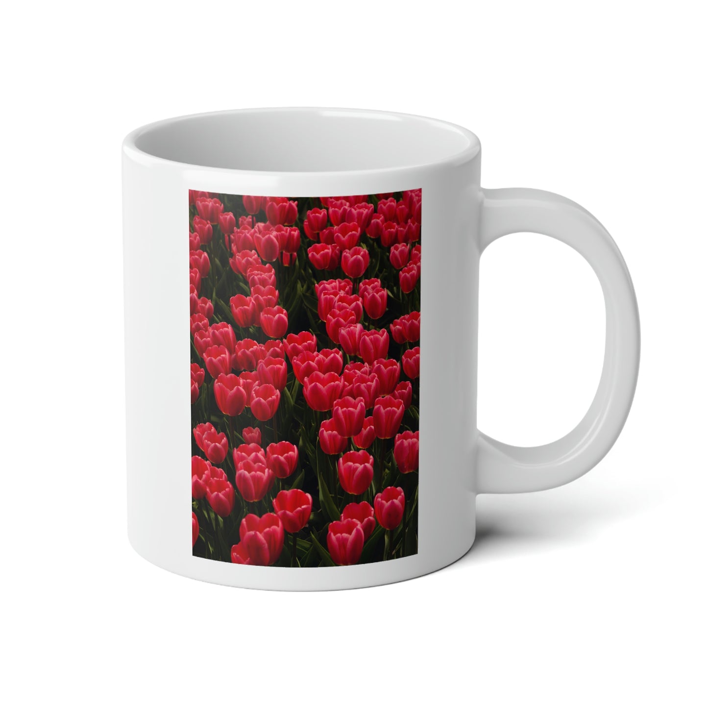 Flowers 24 Jumbo Mug, 20oz