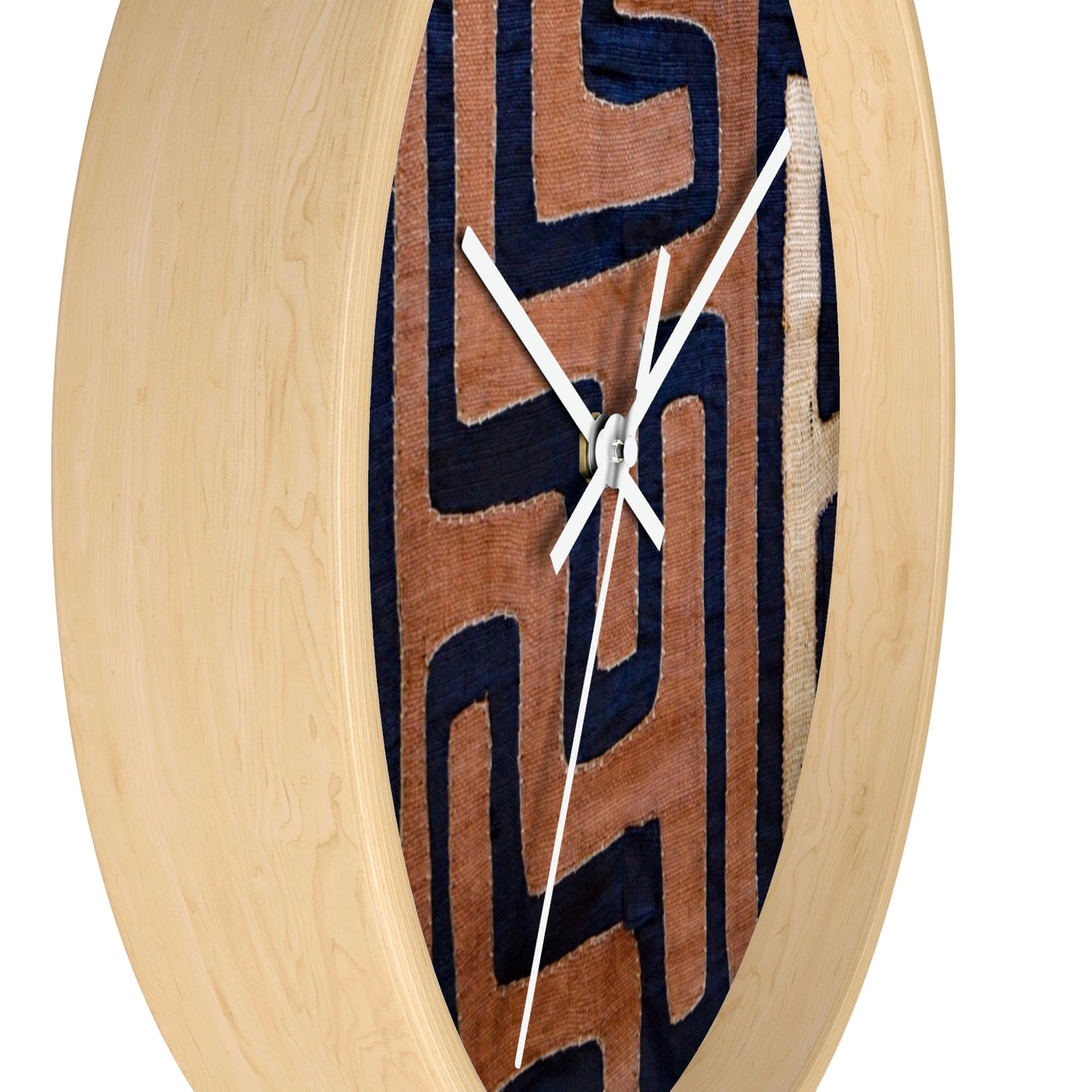 A Show of Hands Fabric Wall Clock