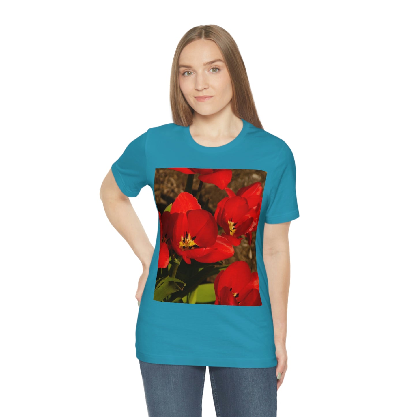 Flowers 05 Unisex Jersey Short Sleeve Tee