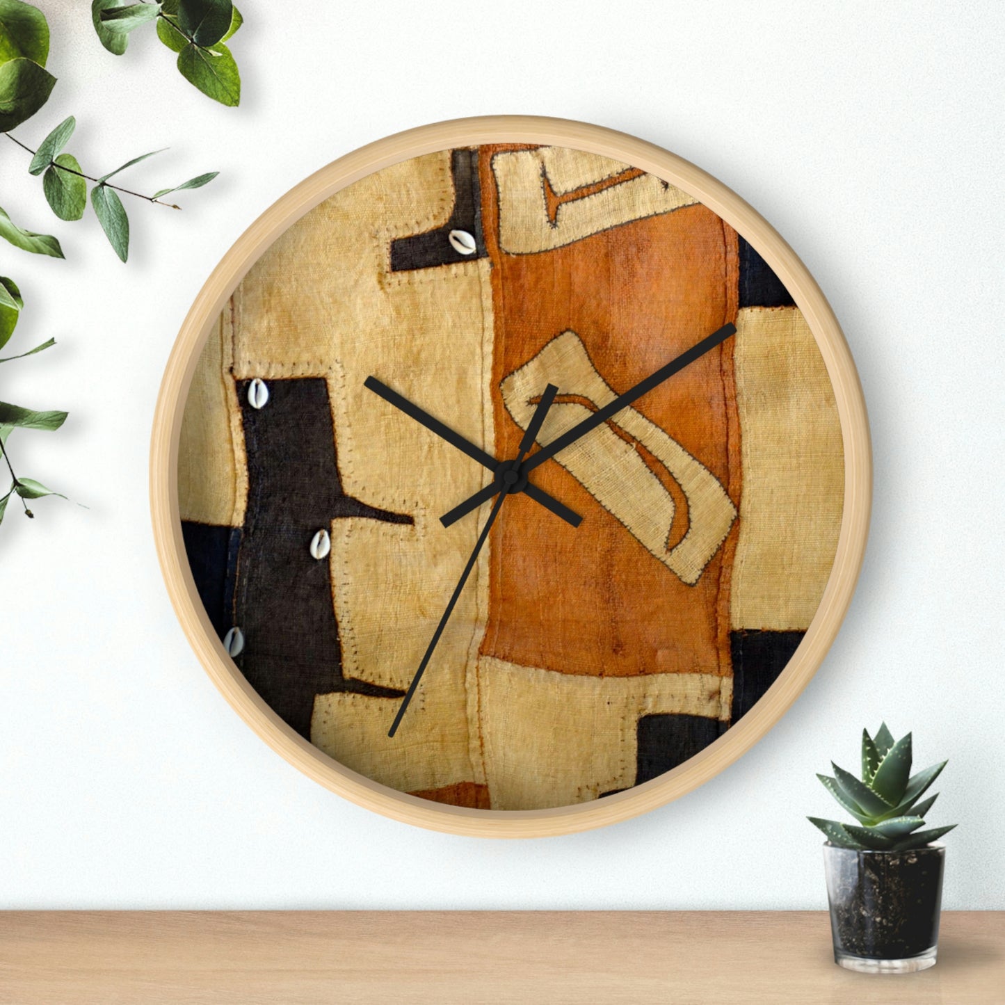 A Show of Hands Fabric! Wall Clock