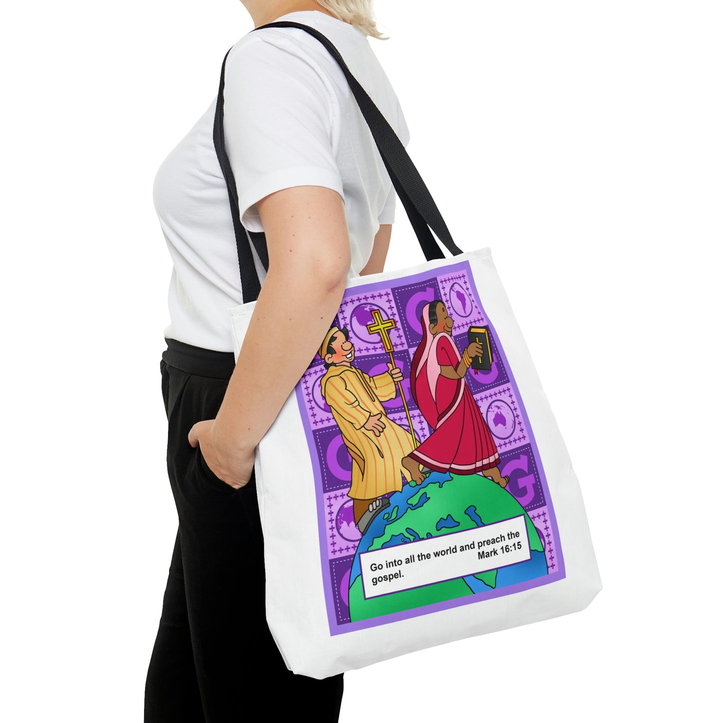 The Bible as Simple as ABC G AOP Tote Bag