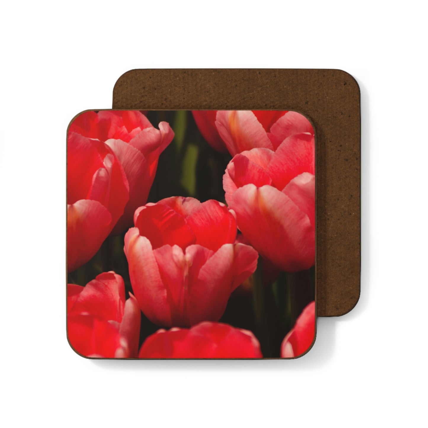 Flowers 09 Hardboard Back Coaster