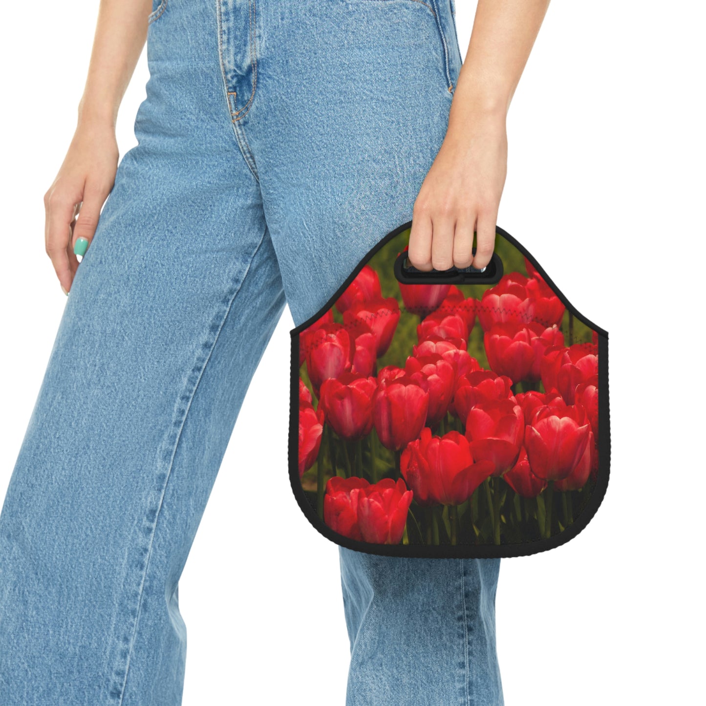 Flowers 22 Neoprene Lunch Bag