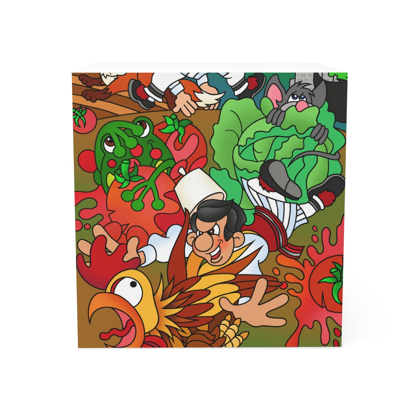 The Half Rooster! Note Cube