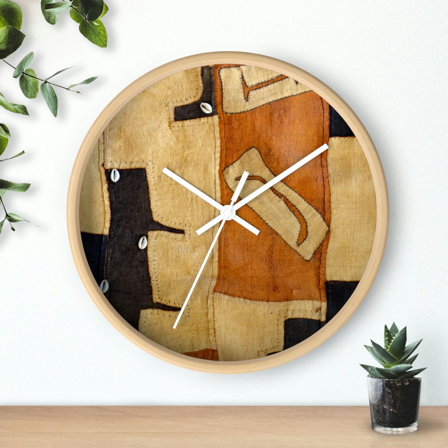 A Show of Hands Fabric! Wall Clock