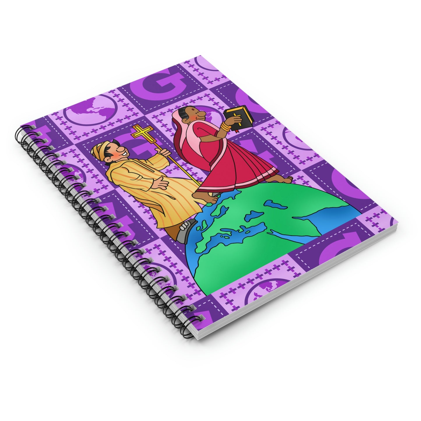 The Bible as Simple as ABC G Spiral Notebook - Ruled Line