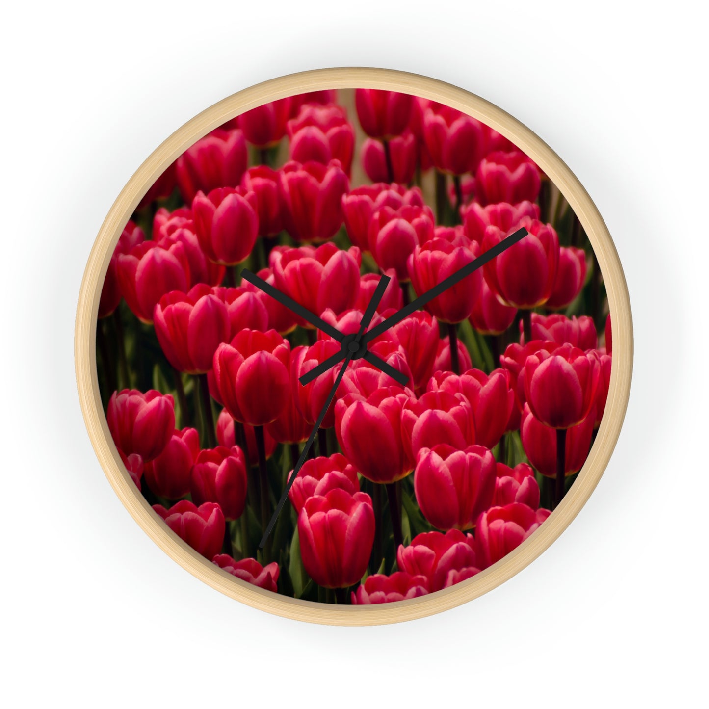 Flowers 15 Wall Clock