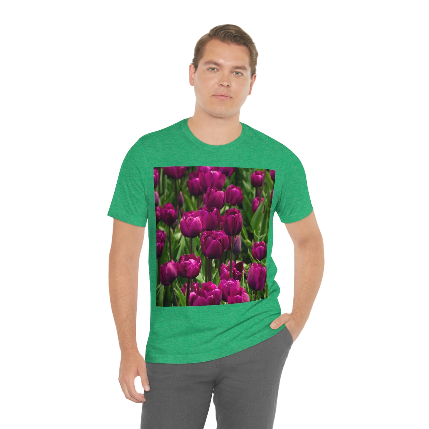 Flowers 20 Unisex Jersey Short Sleeve Tee