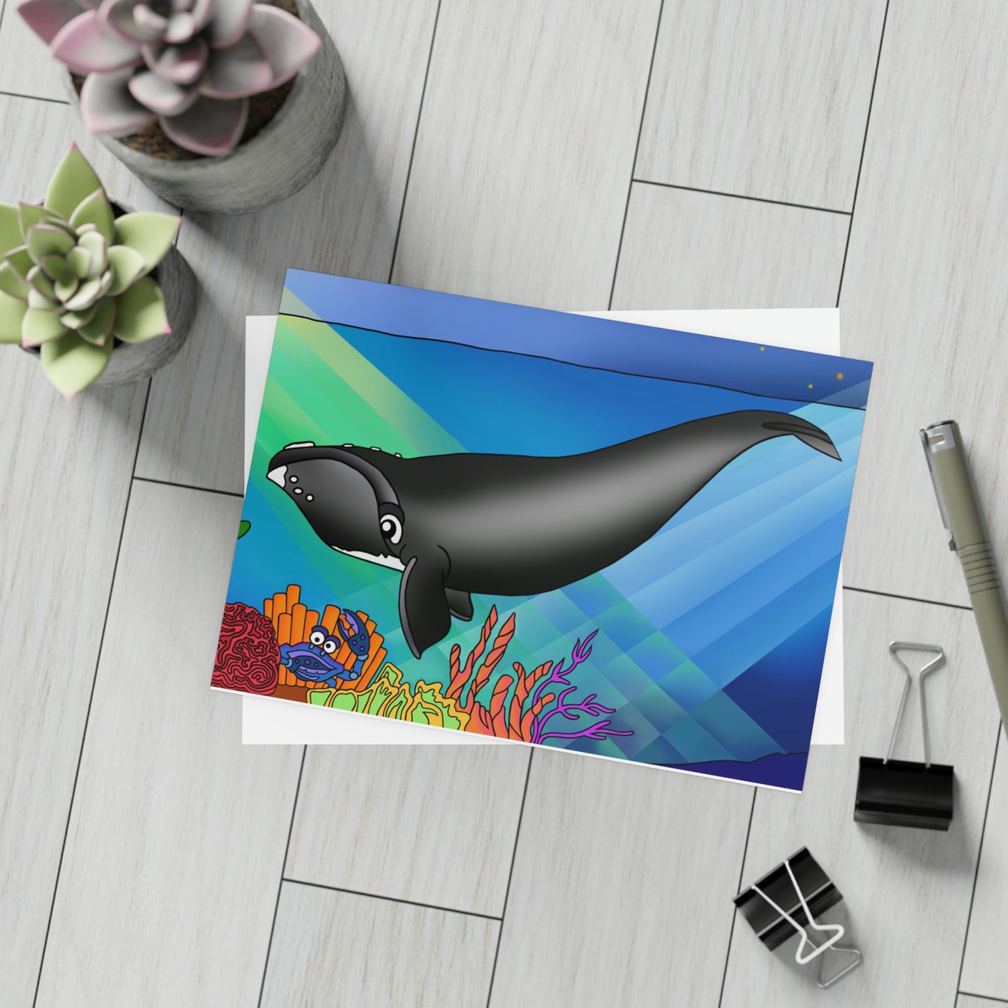 Gray Whale Greeting Card Bundles (envelopes not included)