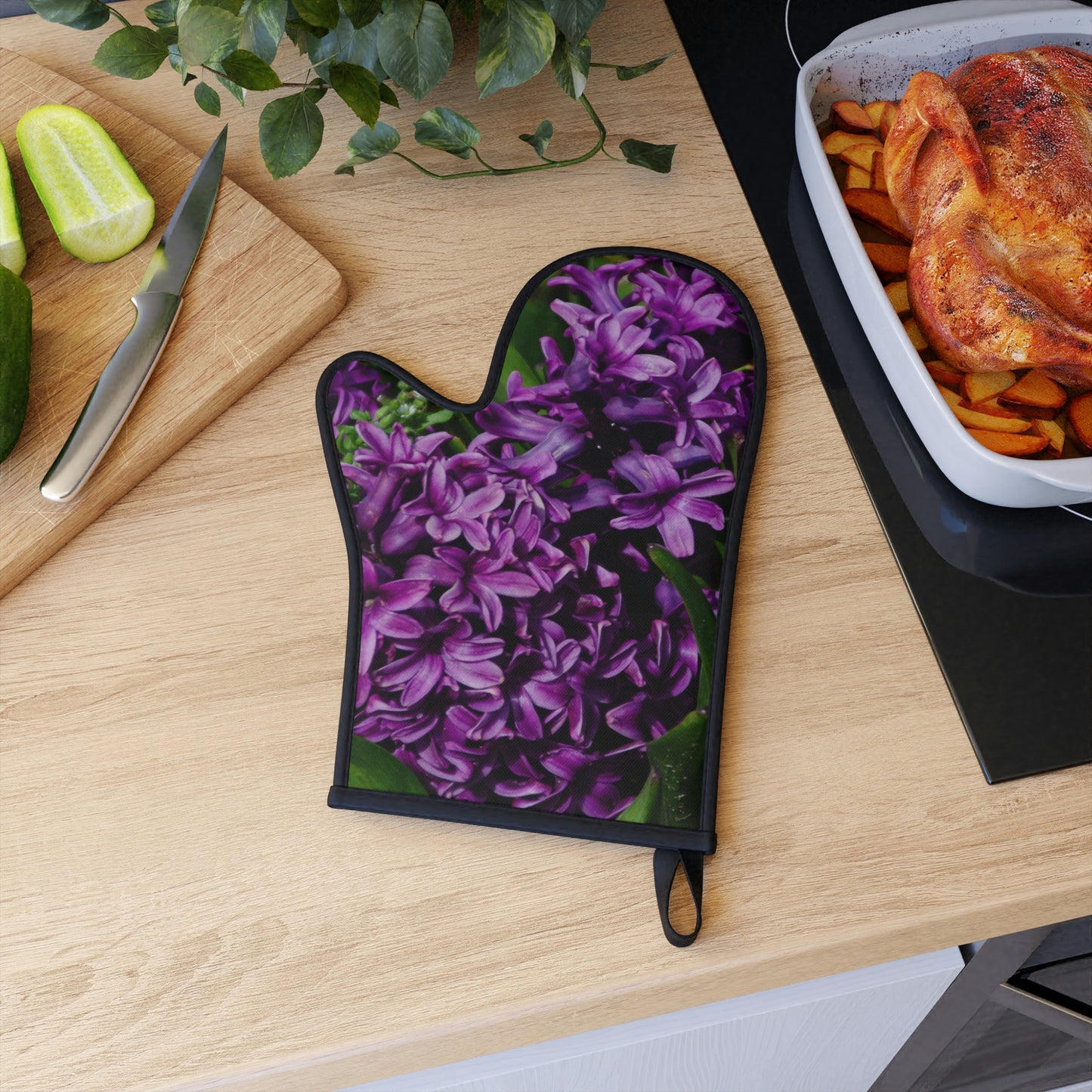 Flowers 19 Oven Glove