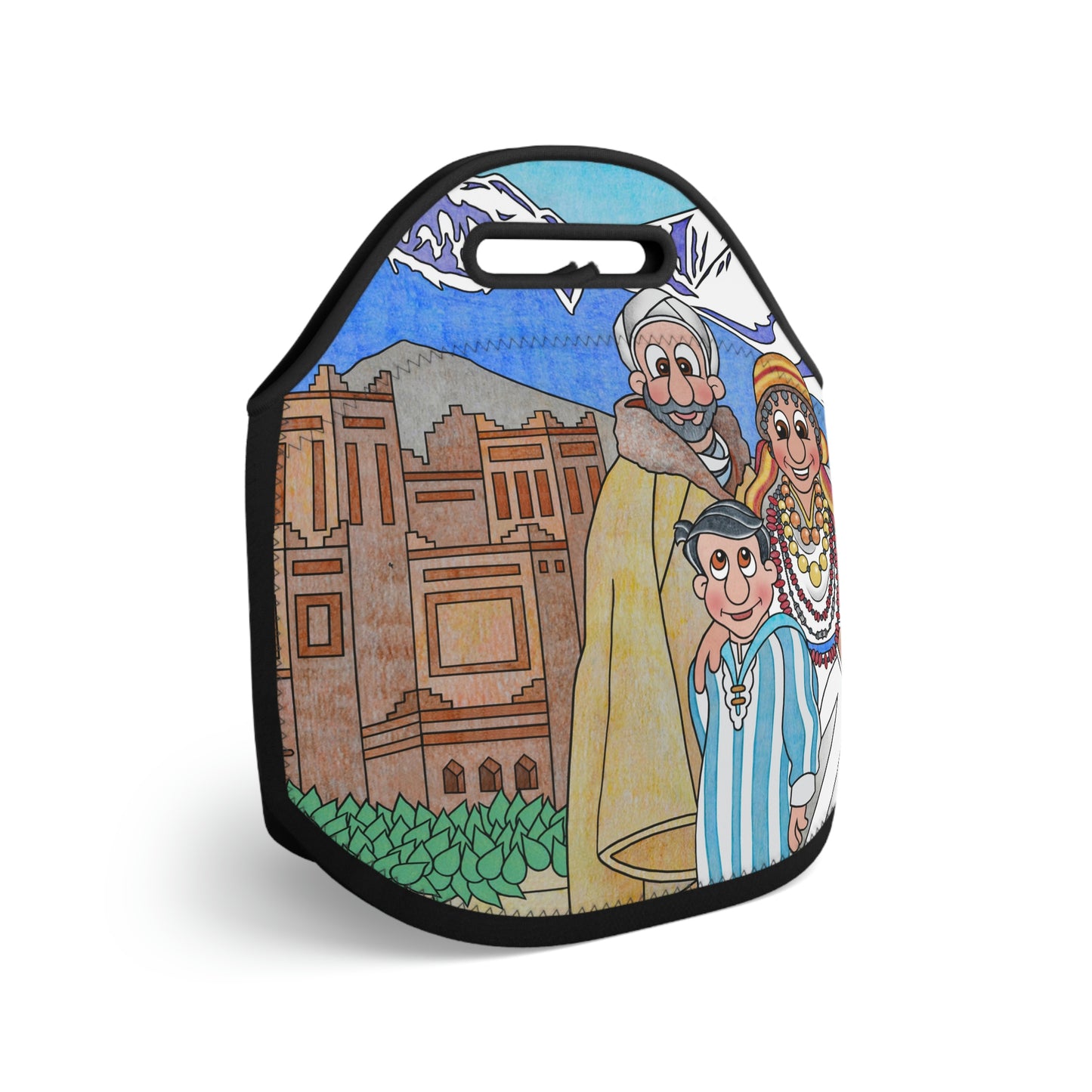 The Stone at the Door Neoprene Lunch Bag