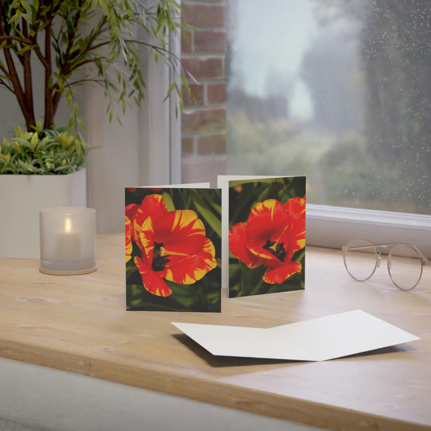Flowers 09 Greeting Cards (1, 10, 30, and 50pcs)