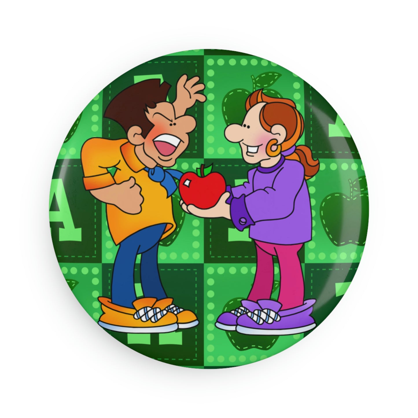 The Bible as Simple as ABC A Button Magnet, Round (1 & 10 pcs)