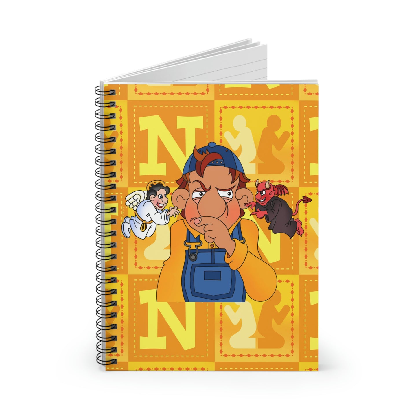 The Bible as Simple as ABC N Spiral Notebook - Ruled Line