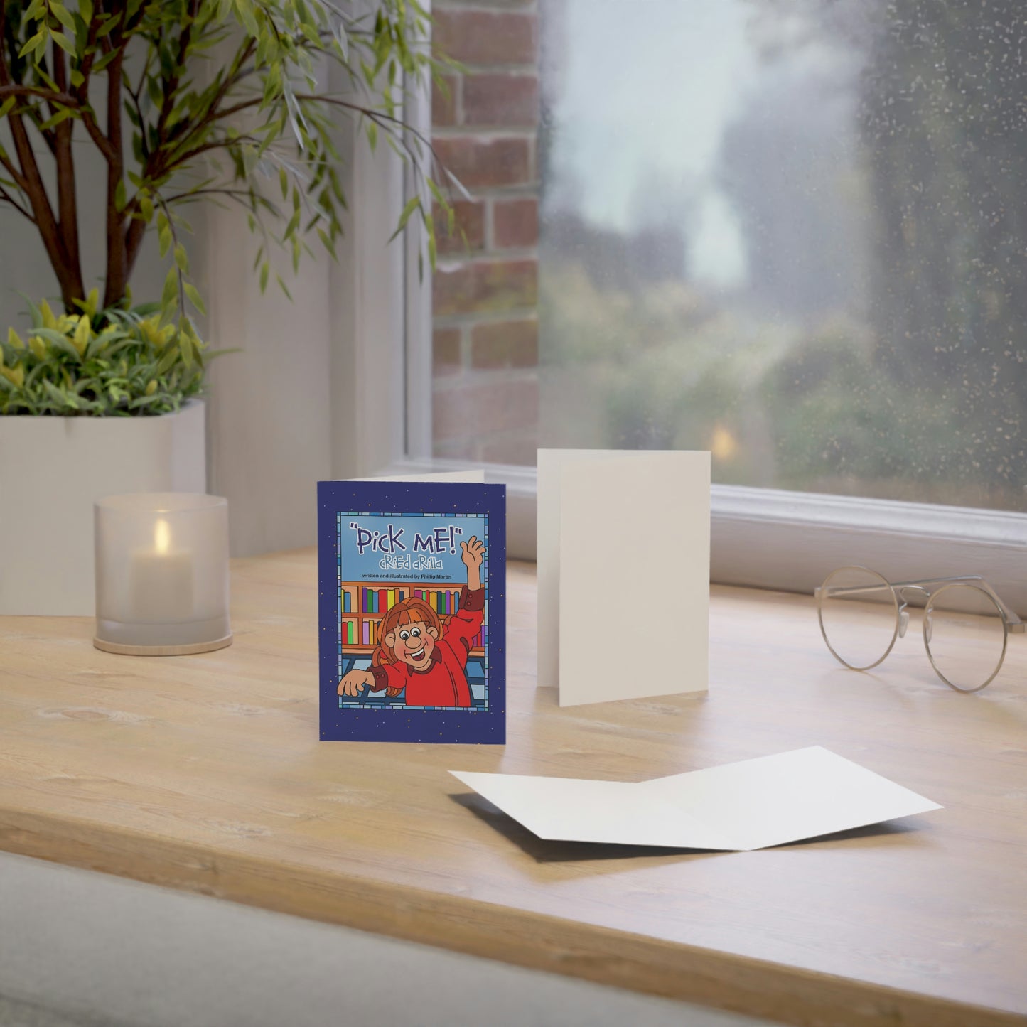 Pick Me Cried Arilla Greeting Cards (1, 10, 30, and 50pcs)