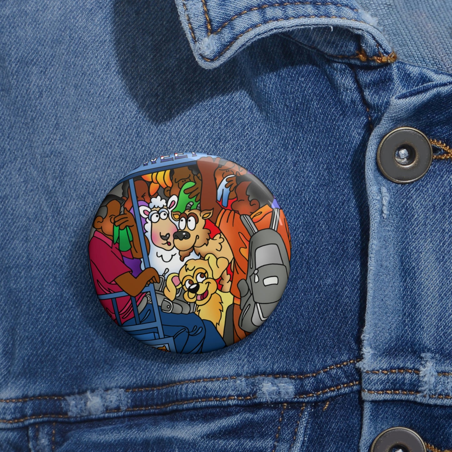 Once Upon West Africa! Custom Pin Buttons
