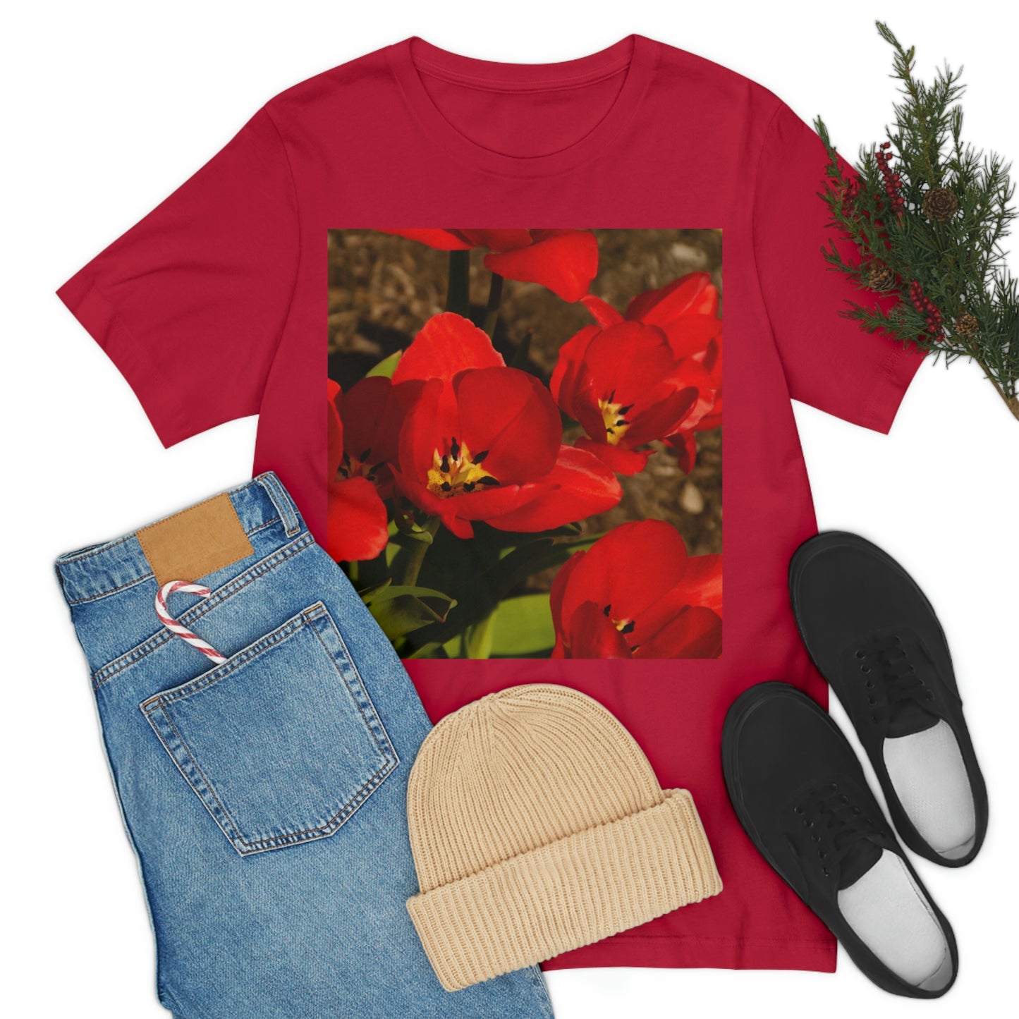 Flowers 05 Unisex Jersey Short Sleeve Tee
