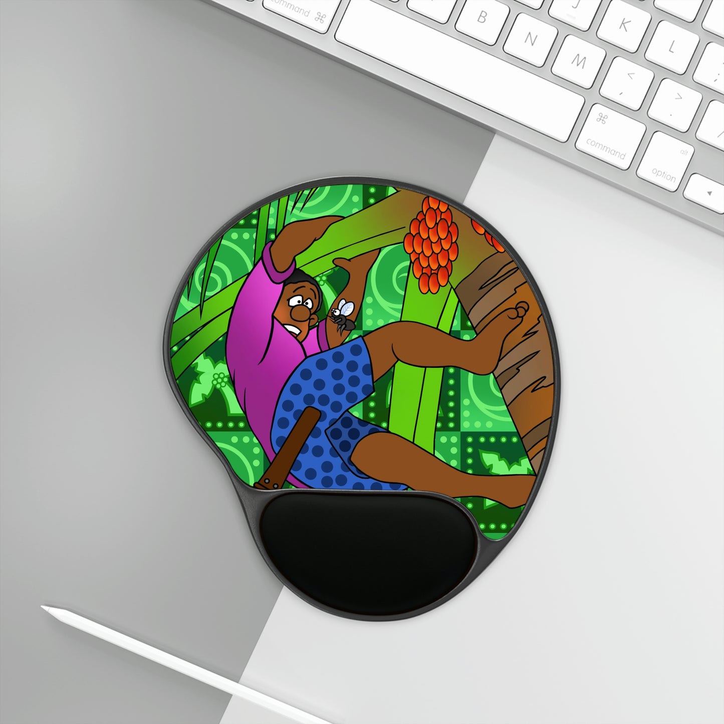 A Fowl Chain of Events! Mouse Pad With Wrist Rest