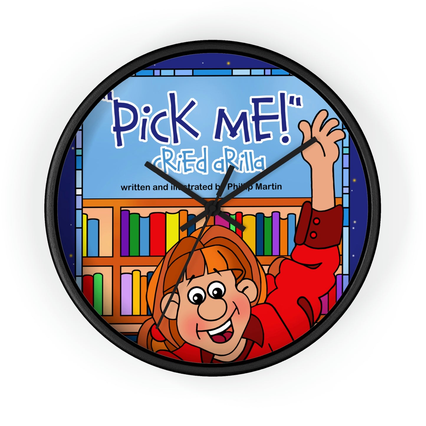 Pick Me Cried Arilla! Wall clock