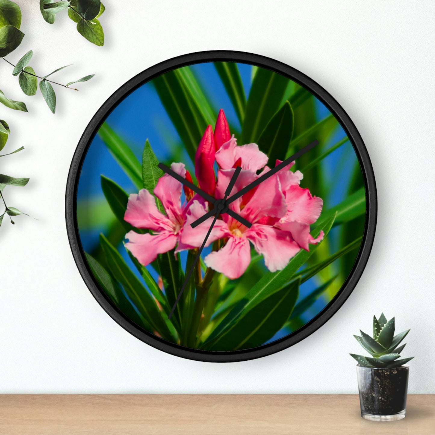 Flowers 30 Wall Clock