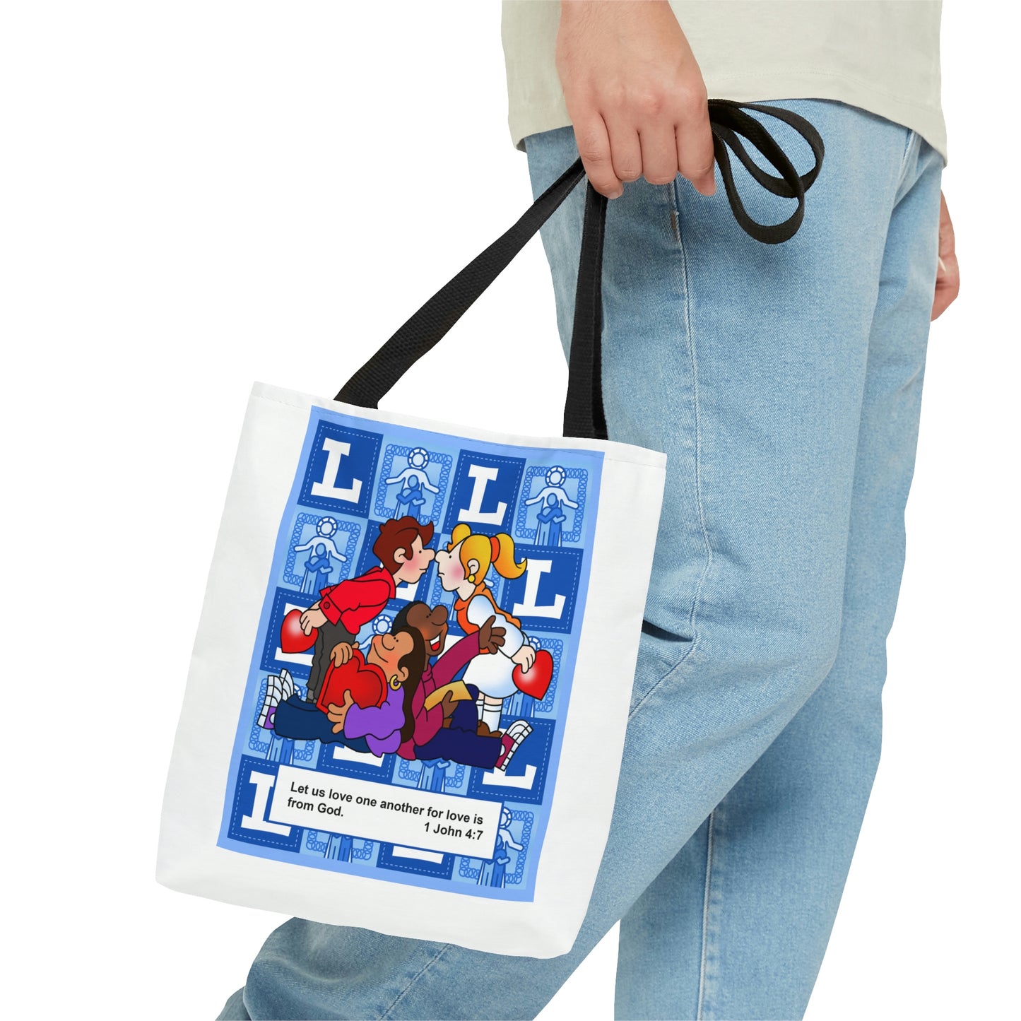 The Bible as Simple as ABC L AOP Tote Bag
