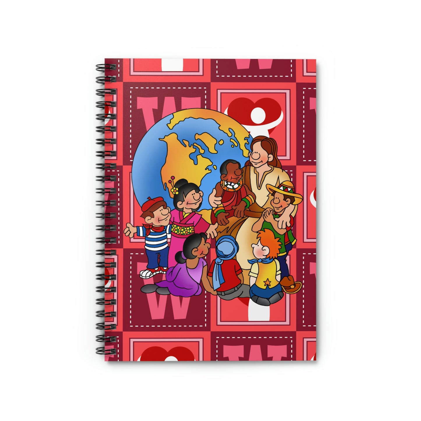 The Bible as Simple as ABC W Spiral Notebook - Ruled Line