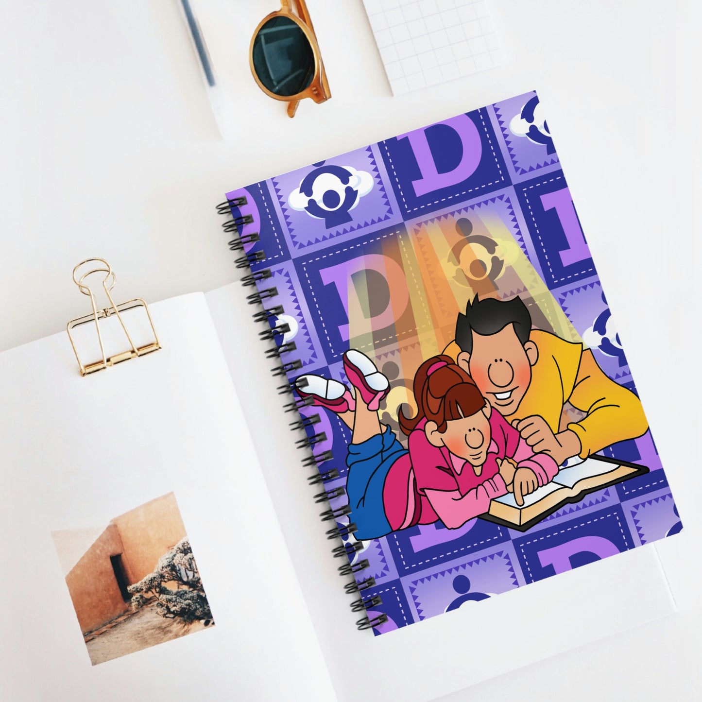 The Bible as Simple as ABC D Spiral Notebook - Ruled Line