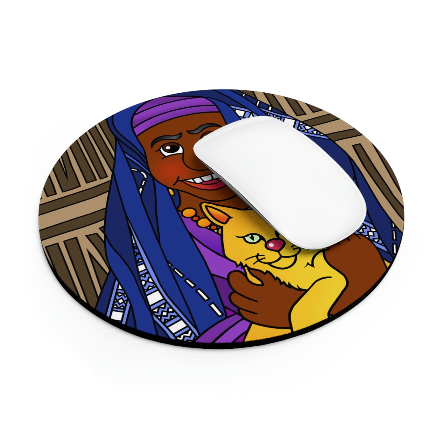 The Kitty Cat Cried Mouse Pad