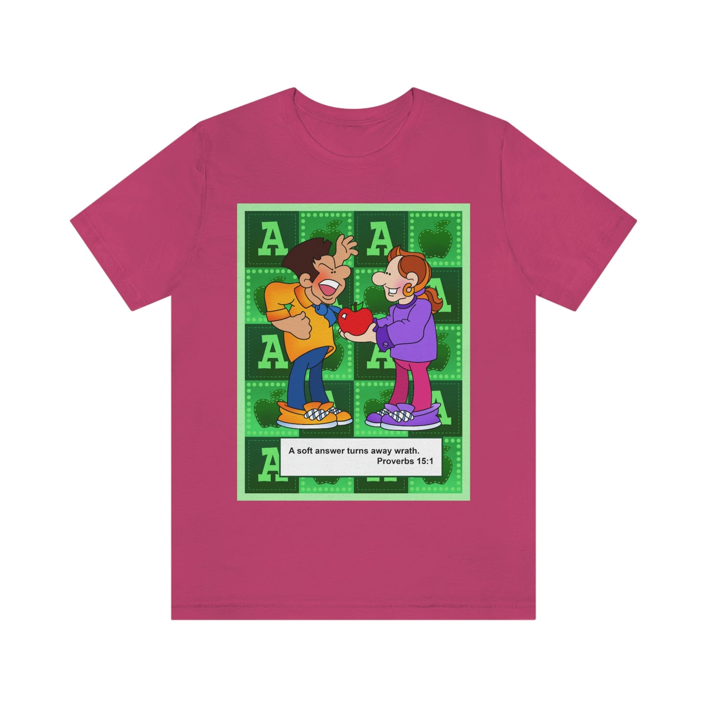 The Bible as Simple as ABC A Unisex Jersey Short Sleeve Tee