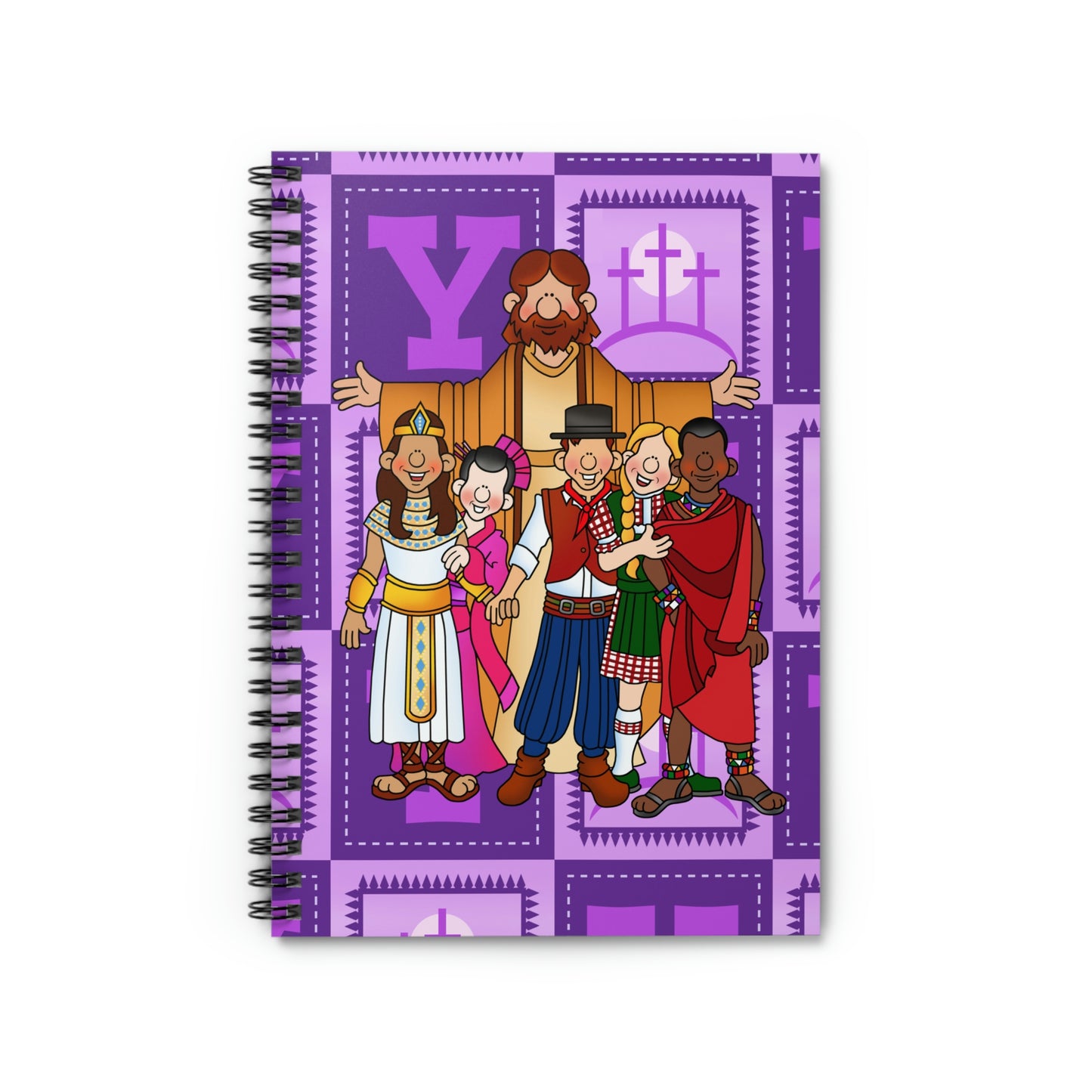 The Bible as Simple as ABC Y Spiral Notebook - Ruled Line