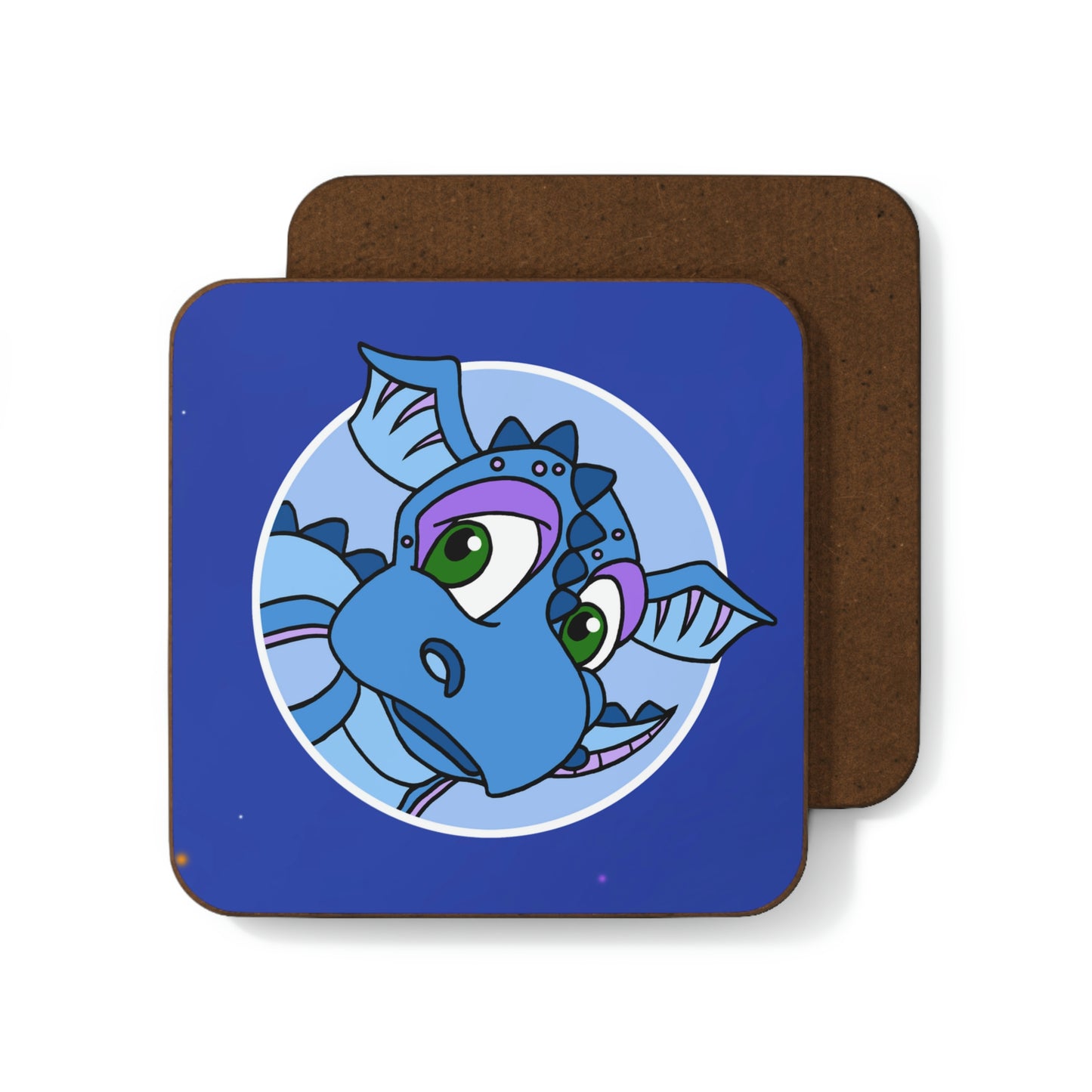 Triple Gratitude with Assorted Monsters! Hardboard Back Coaster