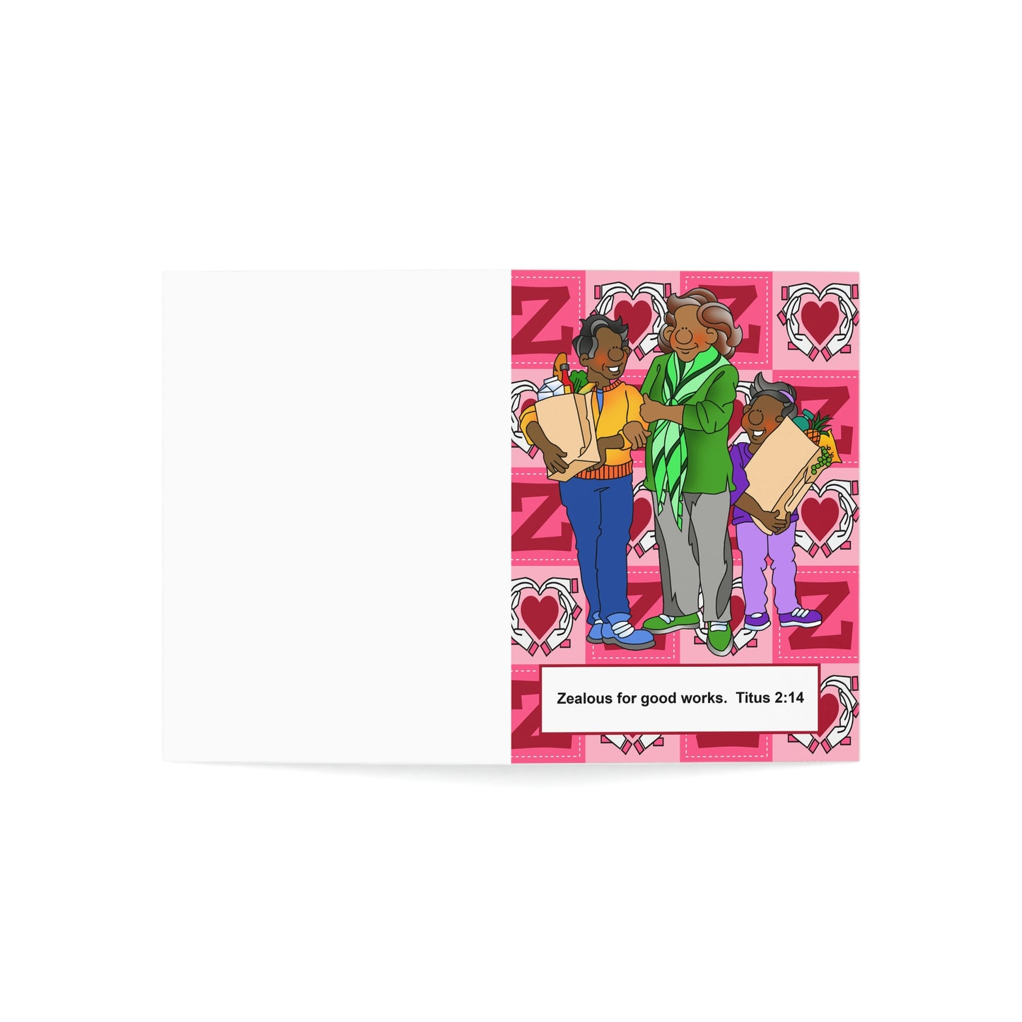 The Bible as Simple as ABC Z Greeting Cards (1, 10, 30, and 50pcs)