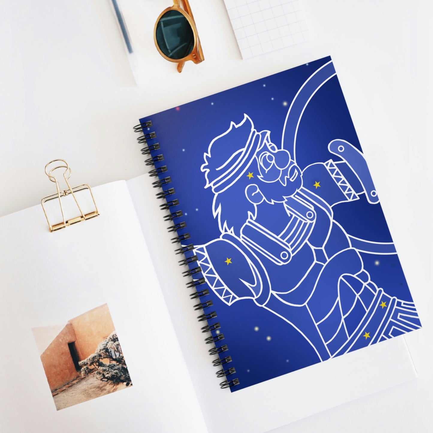 Triple Gratitude with Assorted Monsters!! Spiral Notebook - Ruled Line