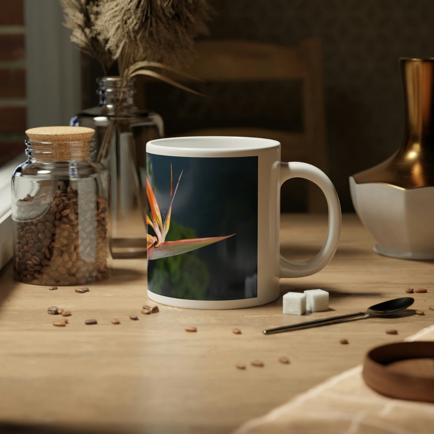 Flowers 26 Jumbo Mug, 20oz