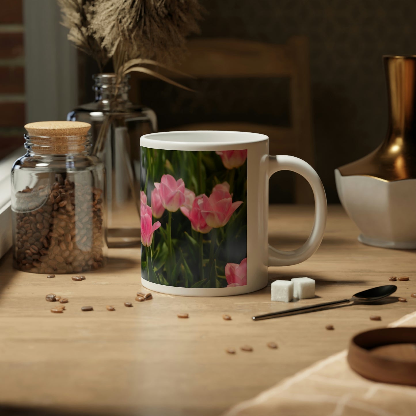 Flowers 17 Jumbo Mug, 20oz