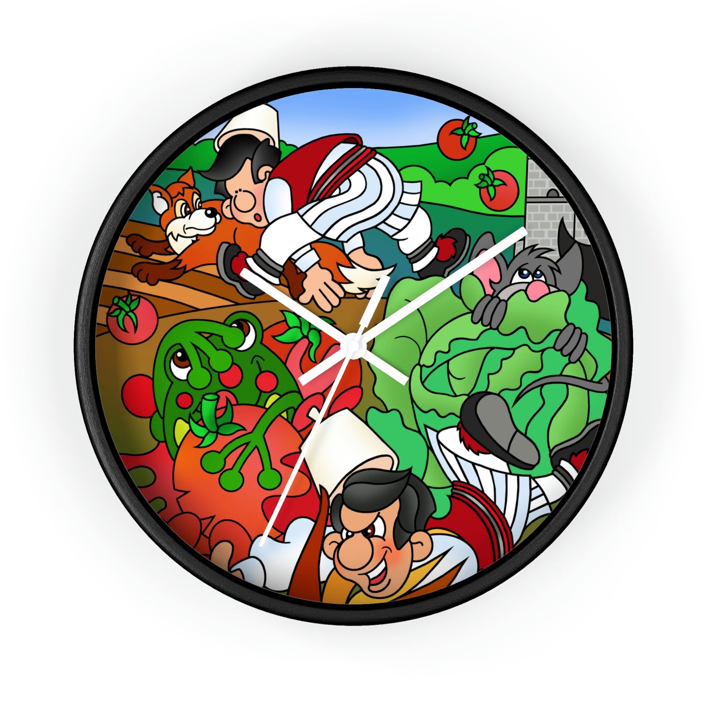 The Half Rooster! Wall clock