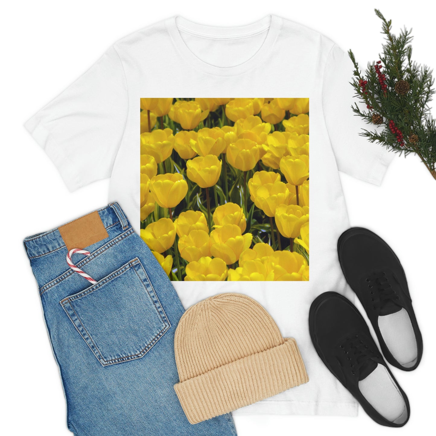 Flowers 23 Unisex Jersey Short Sleeve Tee