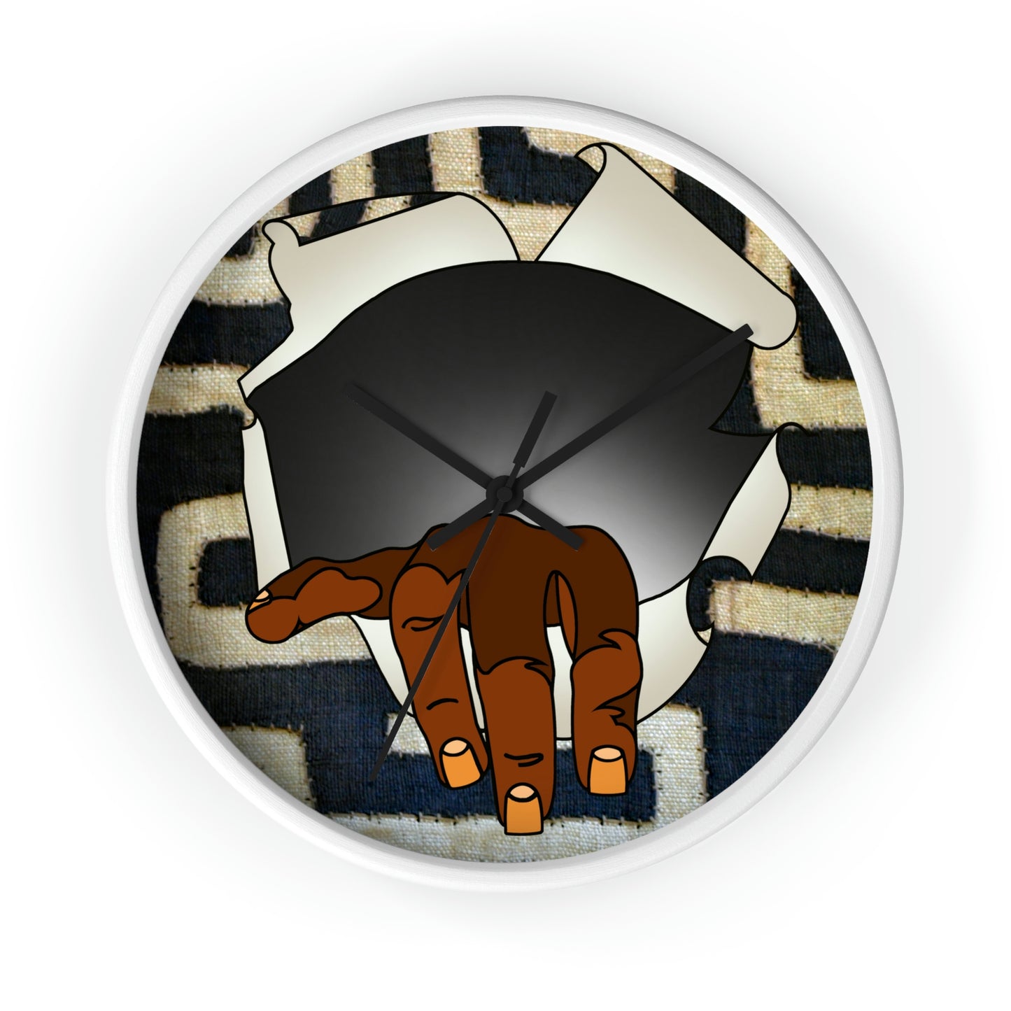 A Show of Hands! Wall clock