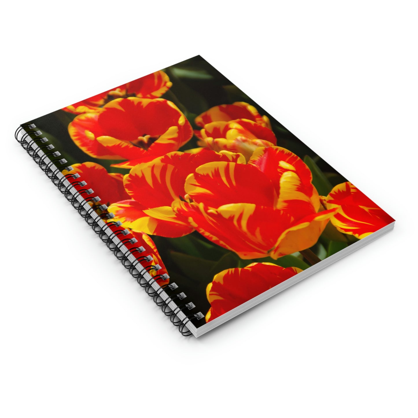 Flowers 19 Spiral Notebook - Ruled Line