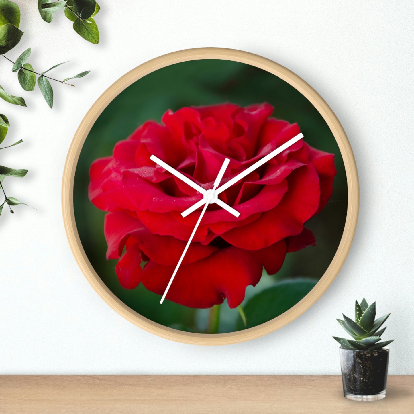 Flowers 14 Wall Clock