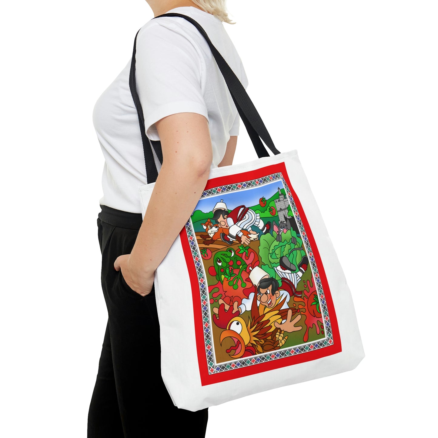 The Half Rooster! AOP Tote Bag