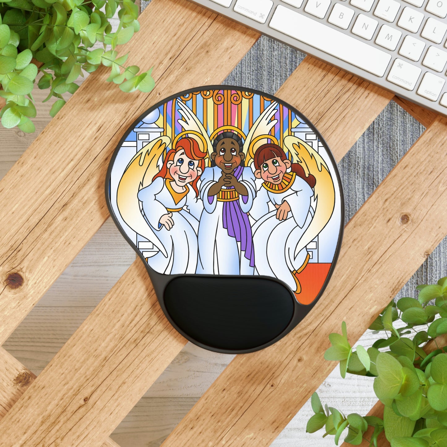 Shirley, Goodness, and Mercy Mouse Pad With Wrist Rest