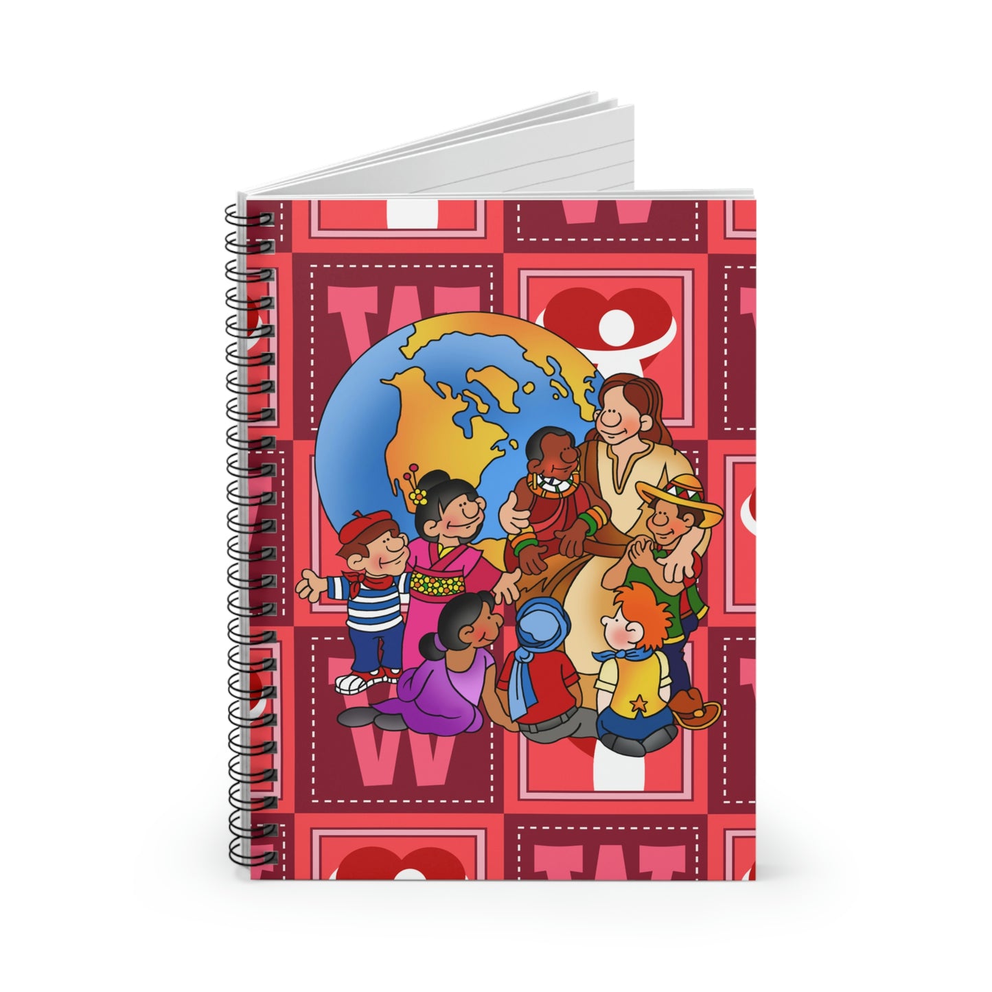 The Bible as Simple as ABC W Spiral Notebook - Ruled Line