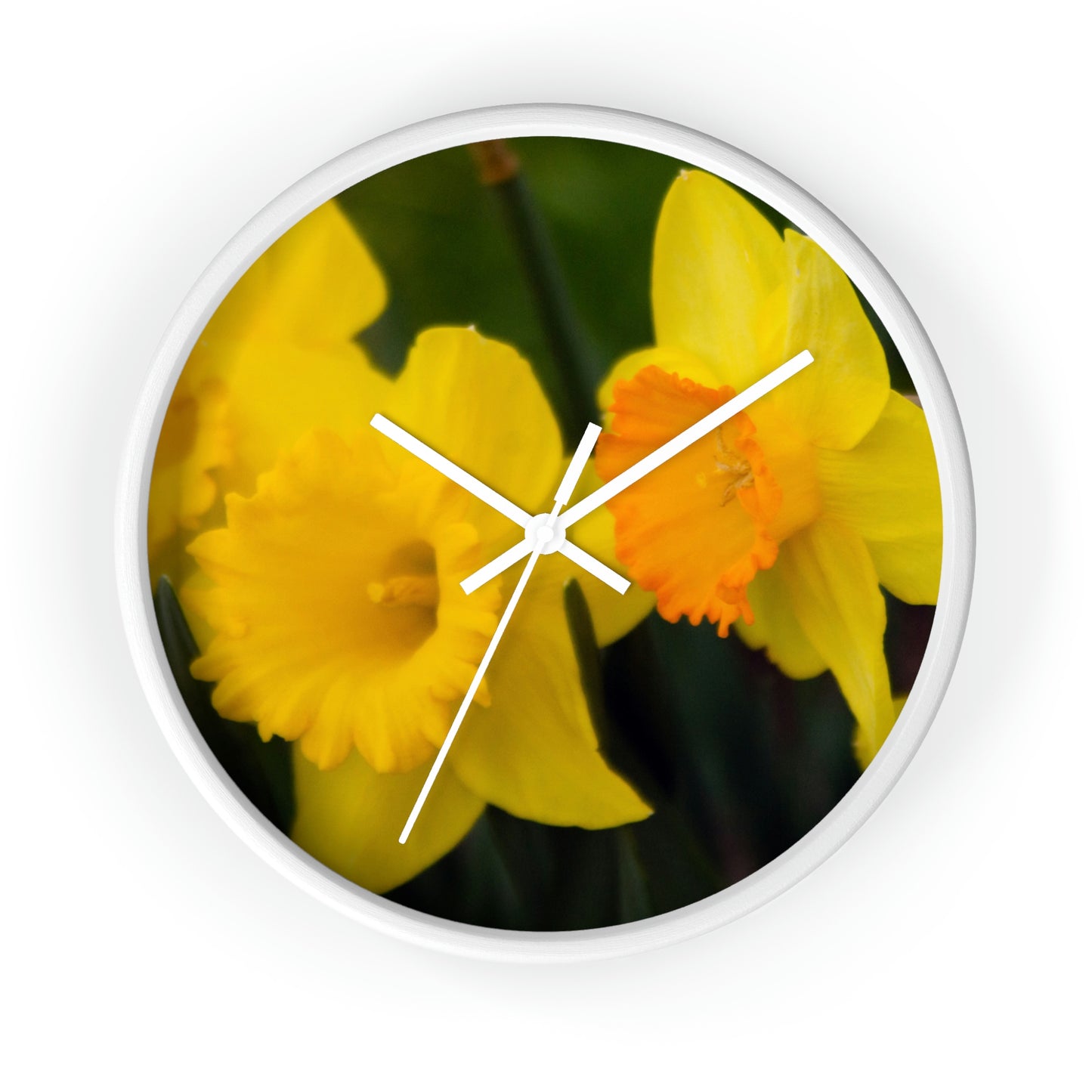 Flowers 10 Wall Clock
